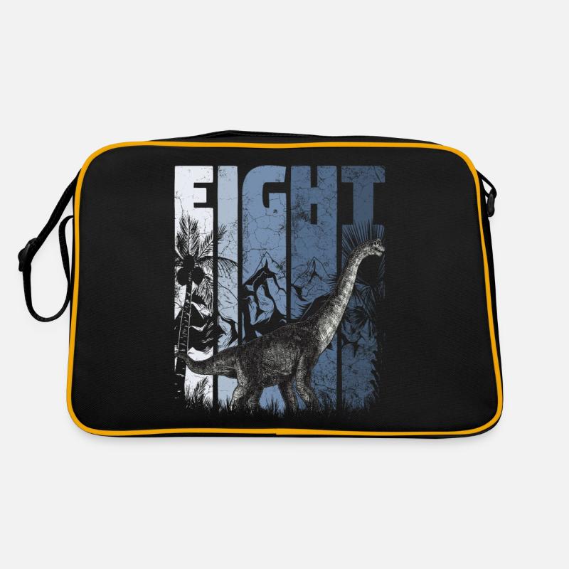 Brachiosaurus 8 ans Dino 8ème anniversaire Sac Retro