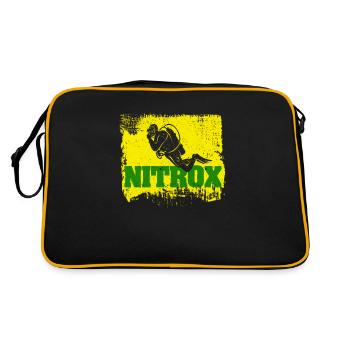 Nitrox Deep Diving Diving Diver Sous l’eau - Sac Retro - noir/or - Dos
