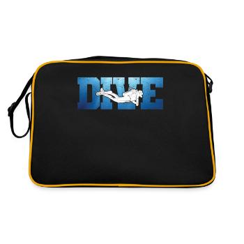 Plongée Ocean Lovers Plongée Vacances Snorkeling - Sac Retro - noir/or - Dos