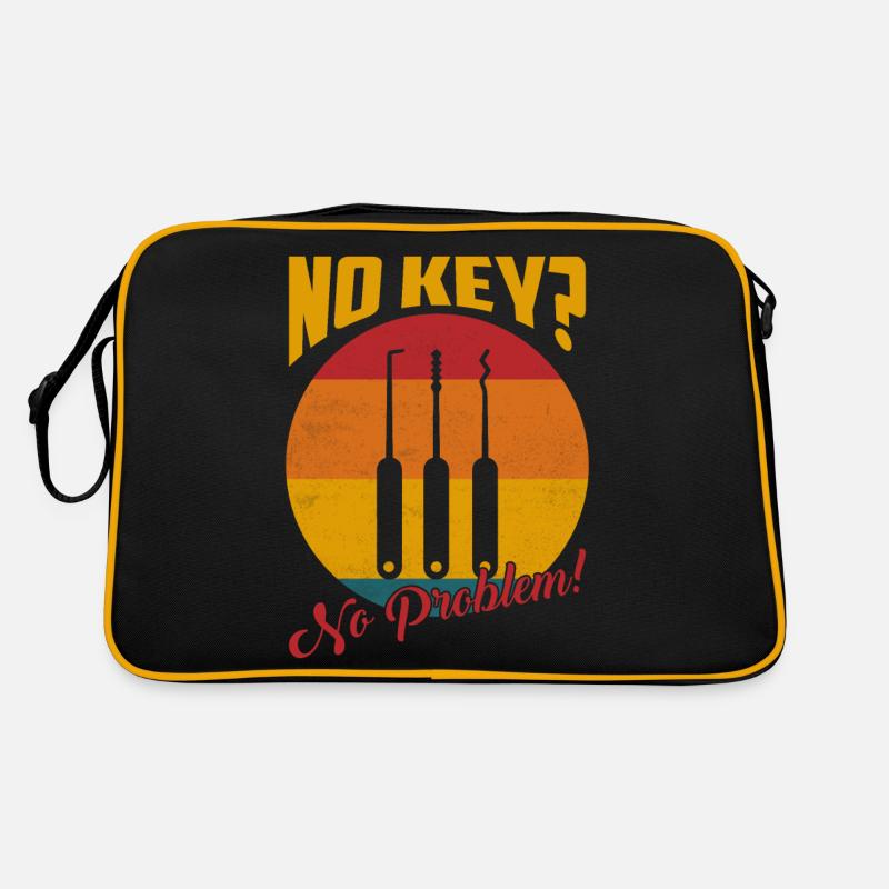 No Key? No Problem! Locksmith Lockpicker Retro Bag