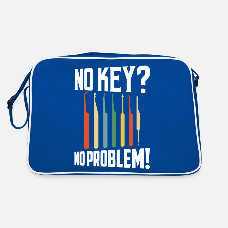 No Key? No Problem! Lockpicker Locksmith Retro Bag