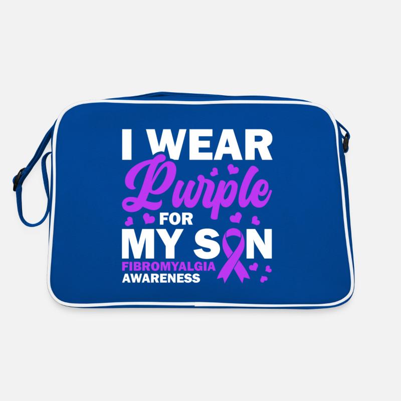 Fibromyalgie-bewusstsein Ich Trage Lila Für Retro Tasche