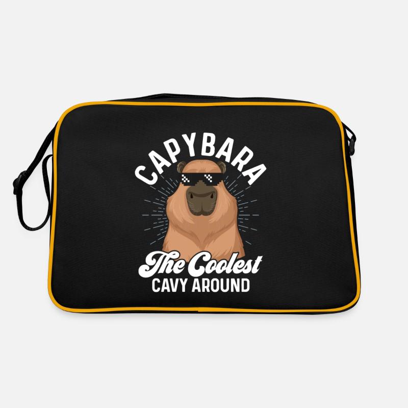 Capybara La cavie la plus cool autour de Capibara Propriétaire Ro Sac Retro