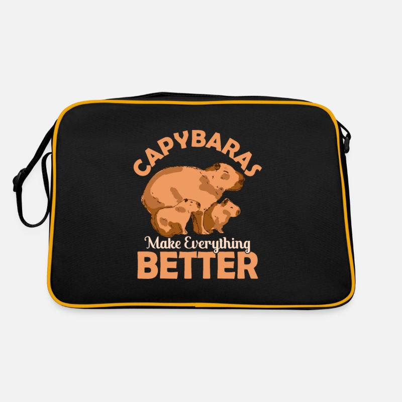 Capybaras Make Everything Better Capibara Owner Ma Retro Bag
