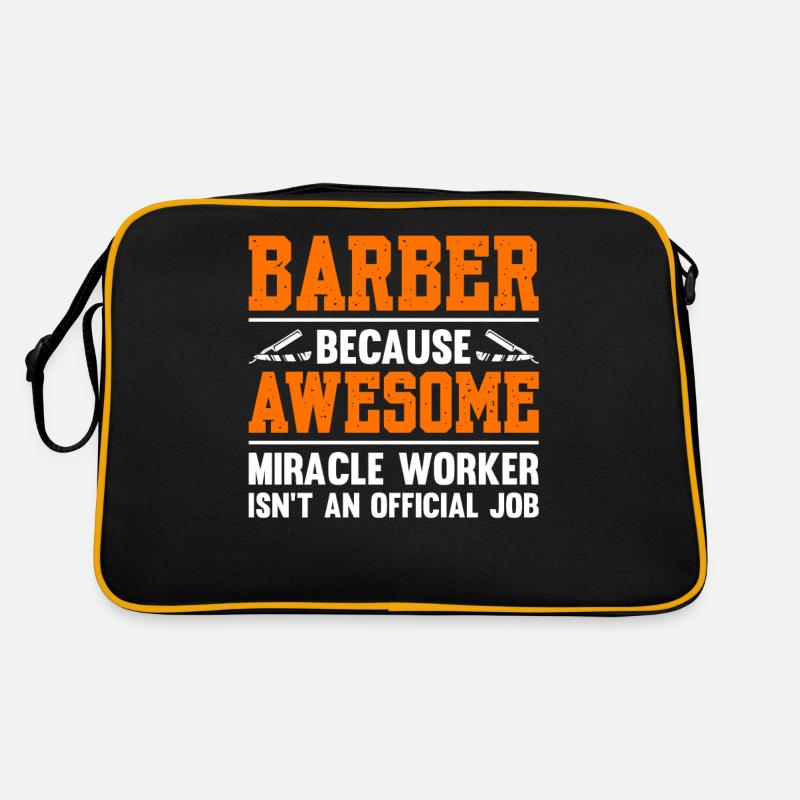Barbier parce que faiseur de miracles génial Sac Retro
