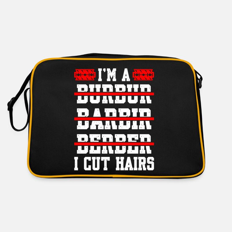 Je suis un coiffeur Je coupe les cheveux Sac Retro