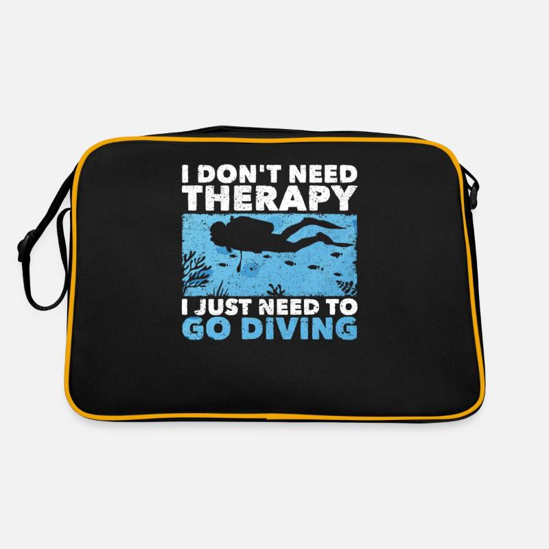 I don't need therapy, I just need to dive Retro Bag
