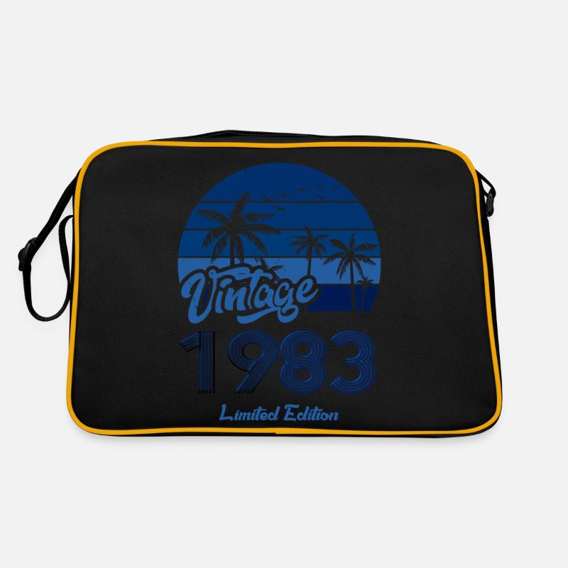 Vintage Année 1983 Edition Limitée Bleu Sac Retro