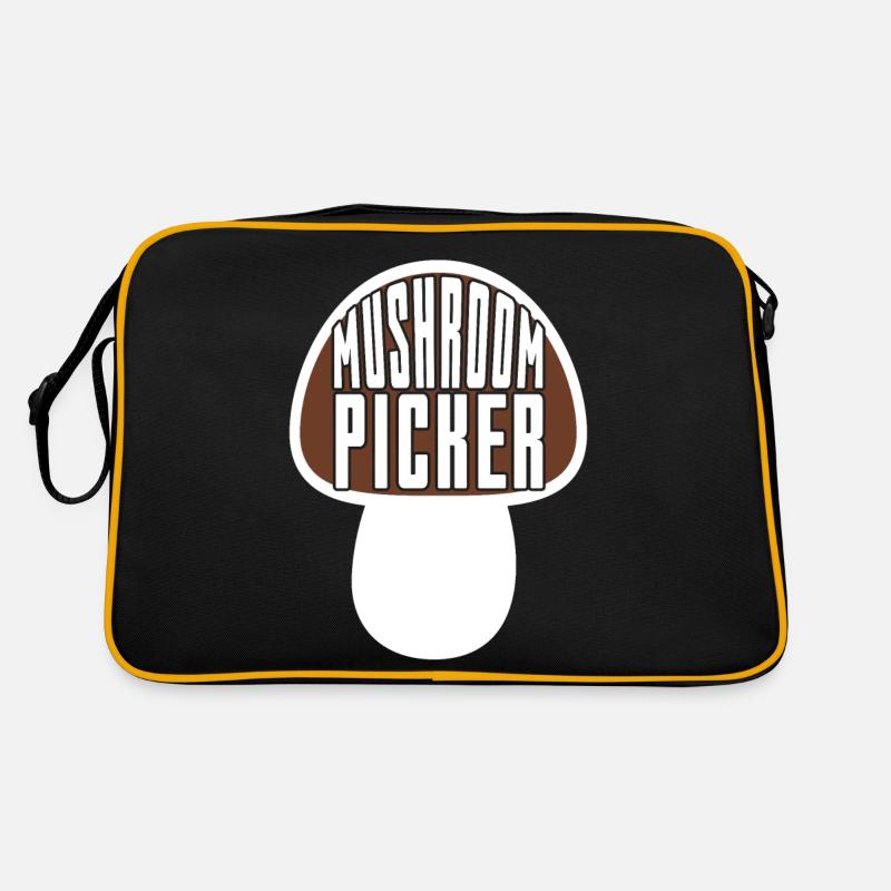 Mushroom Picker Retro Tasche