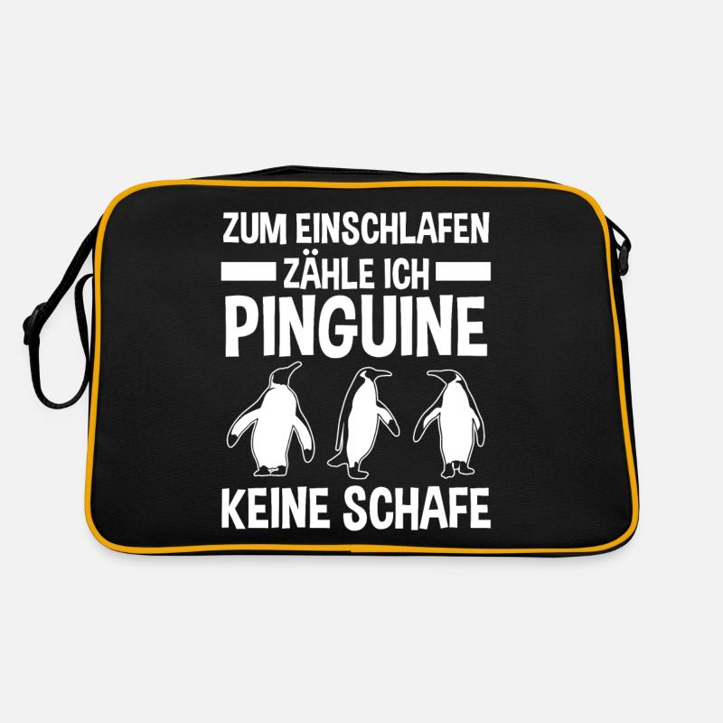 Tiermotiv Pinguin Retro Tasche