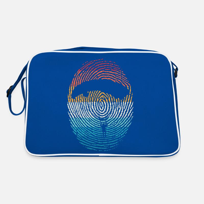 Leave a Heavenly Fingerprint While Skydiving Retro Bag