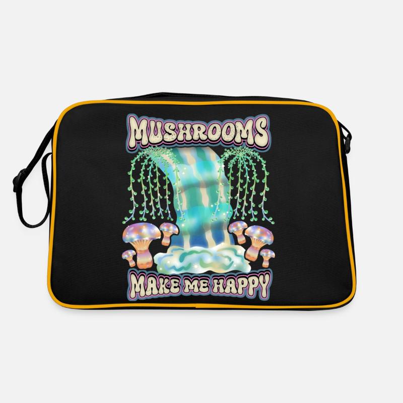 Champignons Magiques, Champignons Psychédéliques Surréalisme Sac Retro