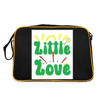 Little love - Retro Bag - black/gold - Back