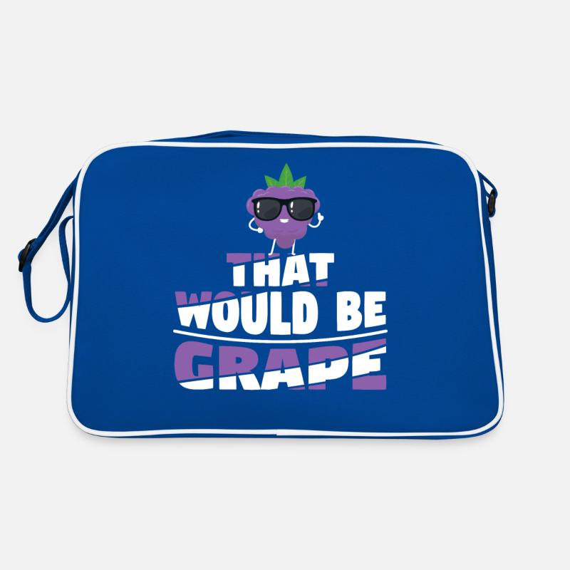 That Would Be Grape Retro Tasche