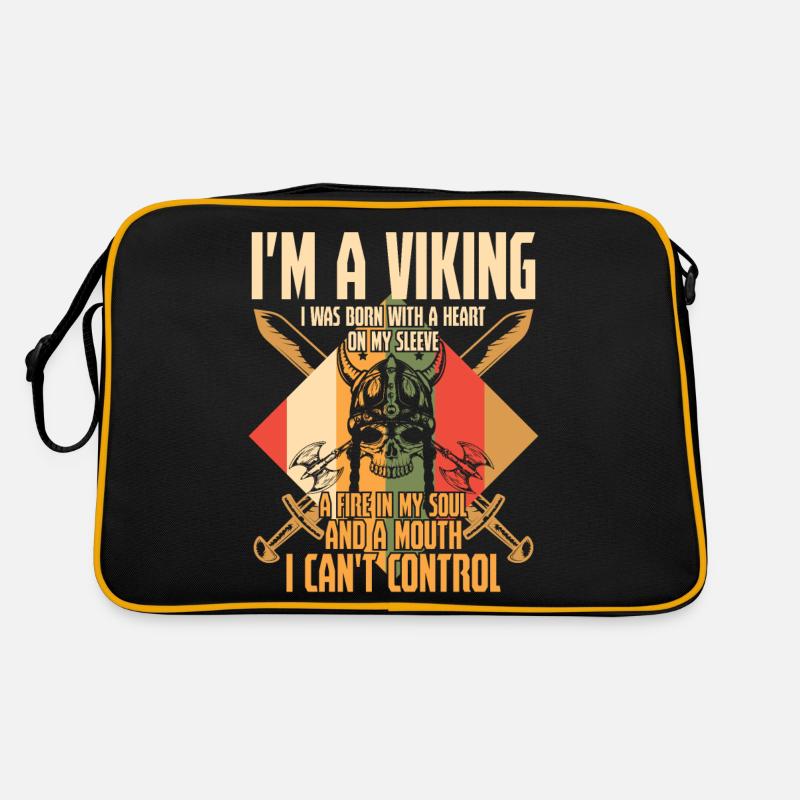Im A Viking Cant Control My Mouth Soul Retro Tasche