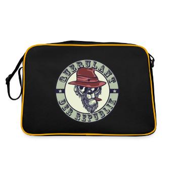 Trouble-fauteur de troubles de la République Têtu - Sac Retro - noir/or - Dos