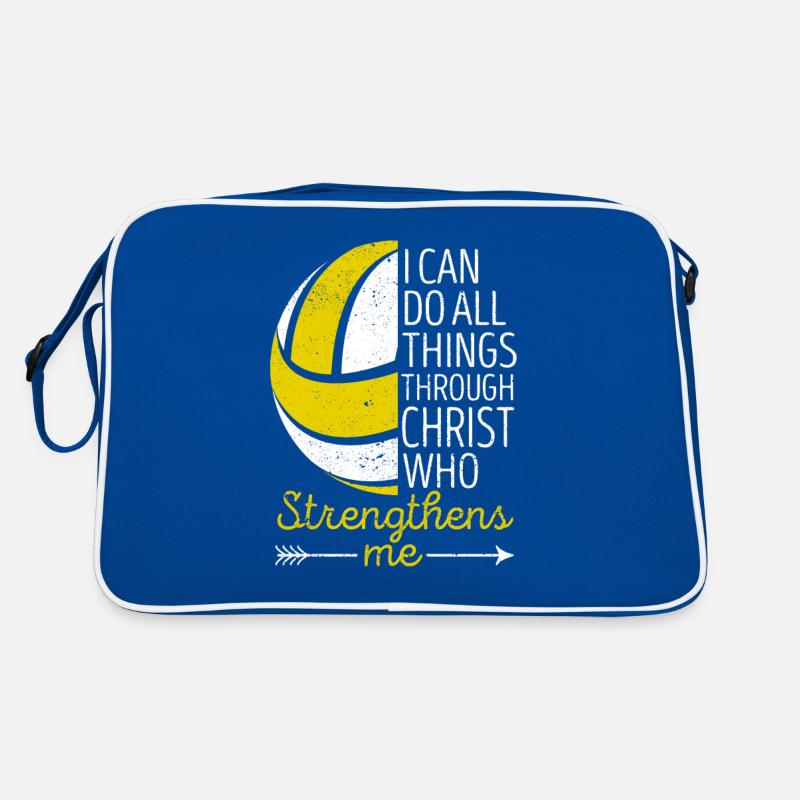 Doing all things through Christ Philippians 4:13 Retro Bag