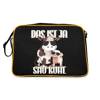 C’est l’agriculture paysanne de Sau Kuhl Kuh - Sac Retro - noir/or - Dos