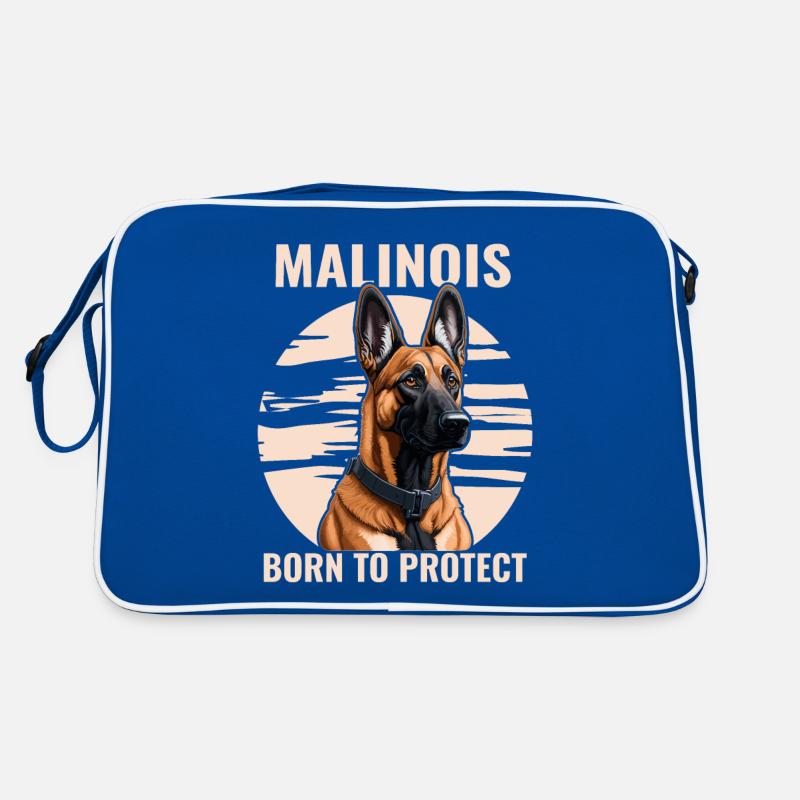 Malinois - Né pour protéger Sac Retro