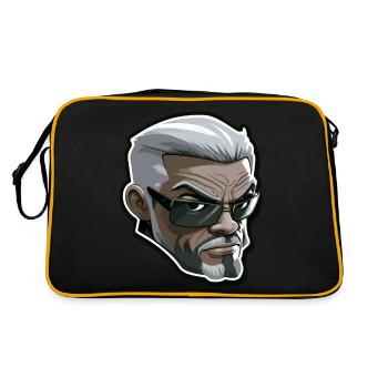 Cool guy - Retro Bag - black/gold - Back