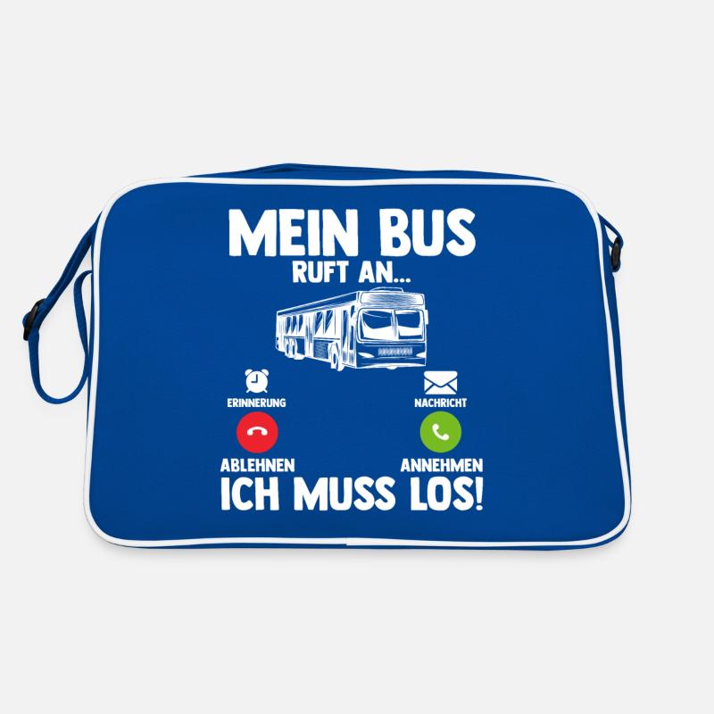 Bus Busfahrer Retro Tasche