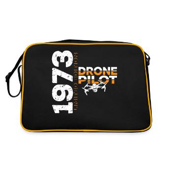 1973 Drone Drones Drone Drone Pilot Limited - Retro Bag - black/gold - Back
