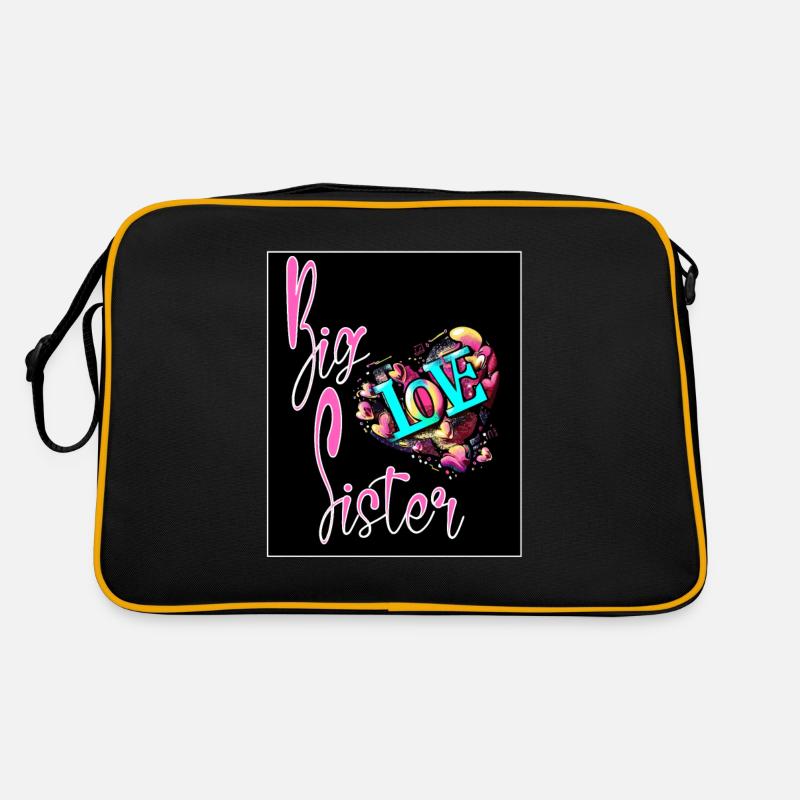 GROSSE SCHWESTER,T-SHIRT Retro Tasche