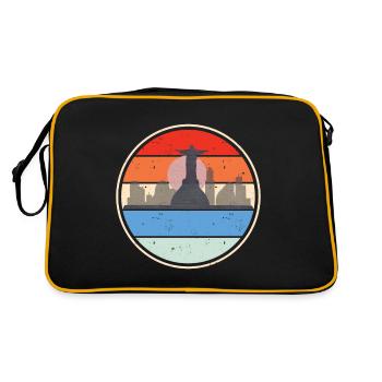 Vintage and retro view of Rio - Retro Bag - black/gold - Back