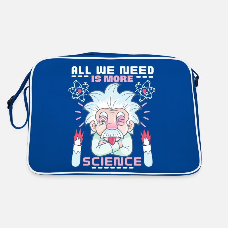 Scientist Saying, Chemistry, Physics Comic Retro Bag