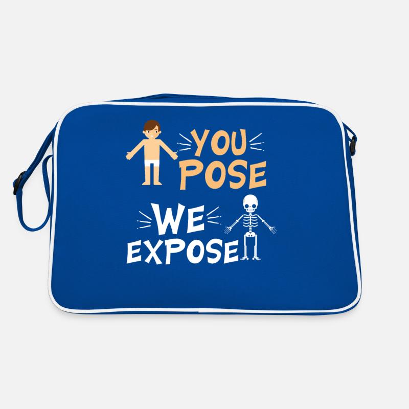 You Pose We Expose Retro Tasche