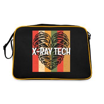 X-Ray Tech - Retro Tasche - Schwarz/Gold - Hinten
