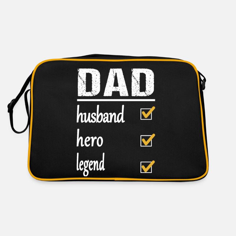 Dad, Daddy, Father and Legend Retro Bag