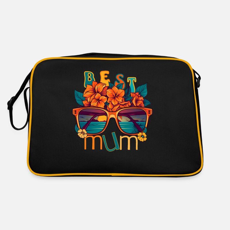Besonderes Geschenk für die beste Mutter Retro Tasche
