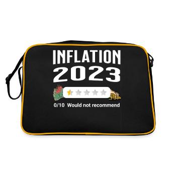 Inflation 2023 - poor rating - Retro Bag - black/gold - Back