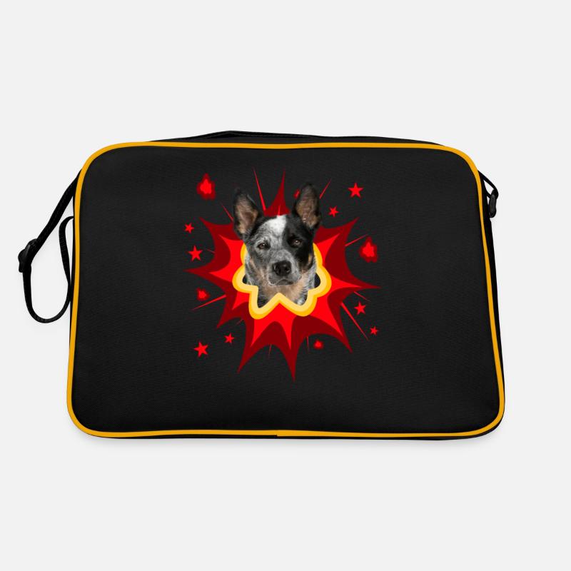 Comic Hund Design - Pow - Cattle Dog Retro Bag