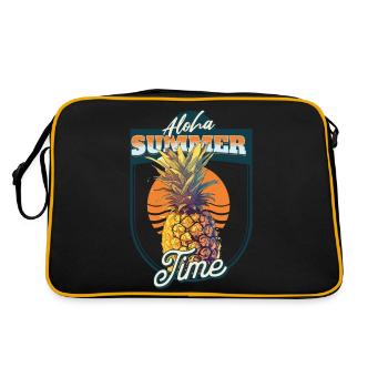 Aloha Daylight Saving Time - Retro Bag - black/gold - Back