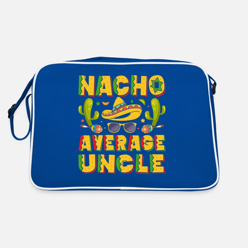 Nacho durchschnittlicher Onkel Retro Tasche