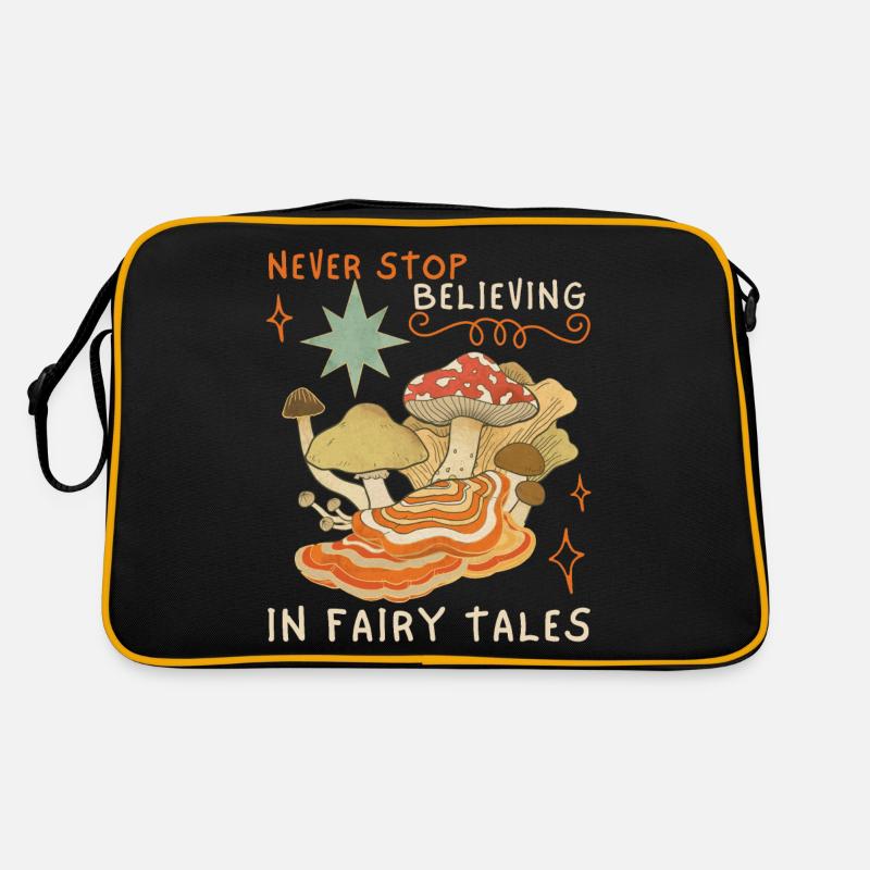 Contes de fées, contes de fées, faecore, champignons, drôle de dicton, Sac Retro