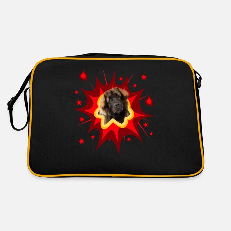 Conception de chien comique - Pow - Leonberger Sac Retro