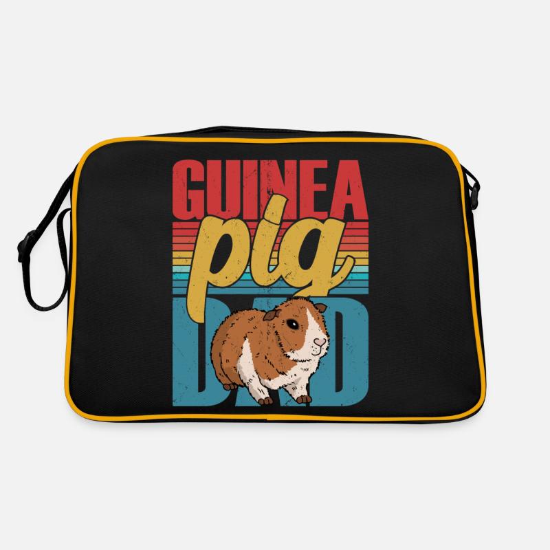 Cochon d’Inde Papa Cavy Amant Rongeur Sac Retro