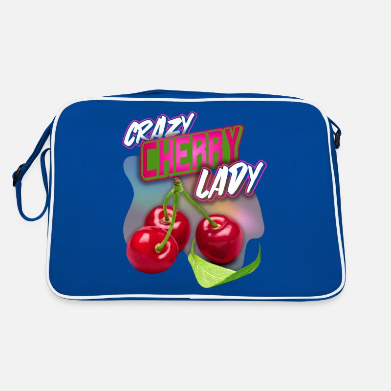 Crazy Cherry-Fruit Cherry Funny Saying Retro Bag