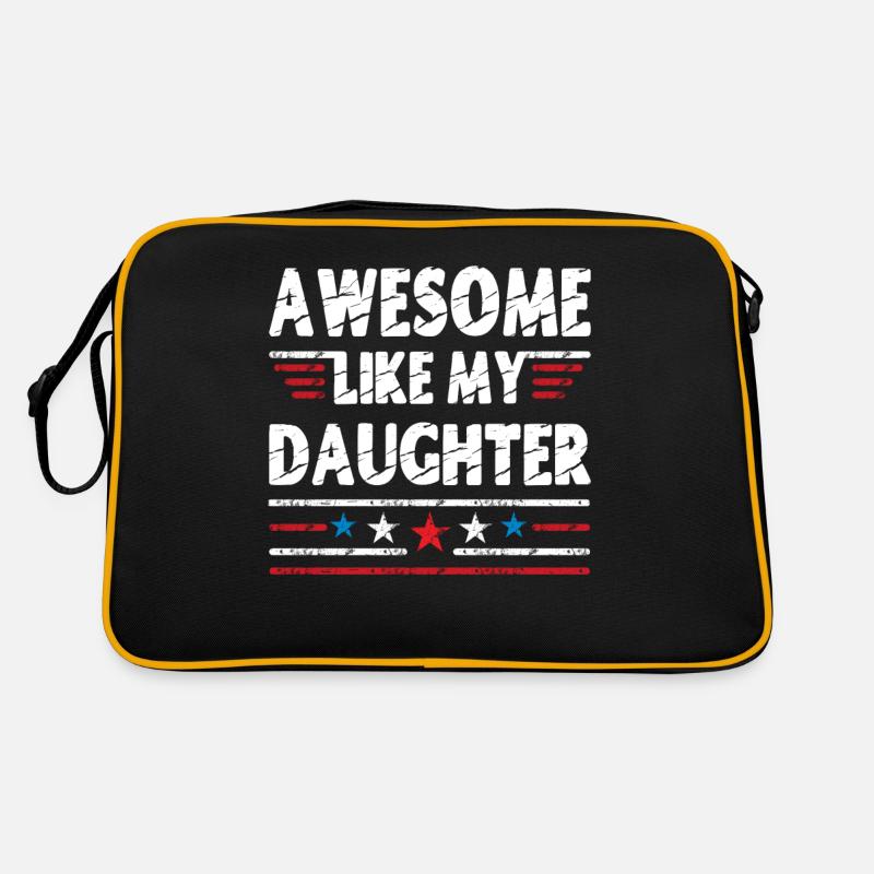 Awesome Like My Daughter Retro Bag