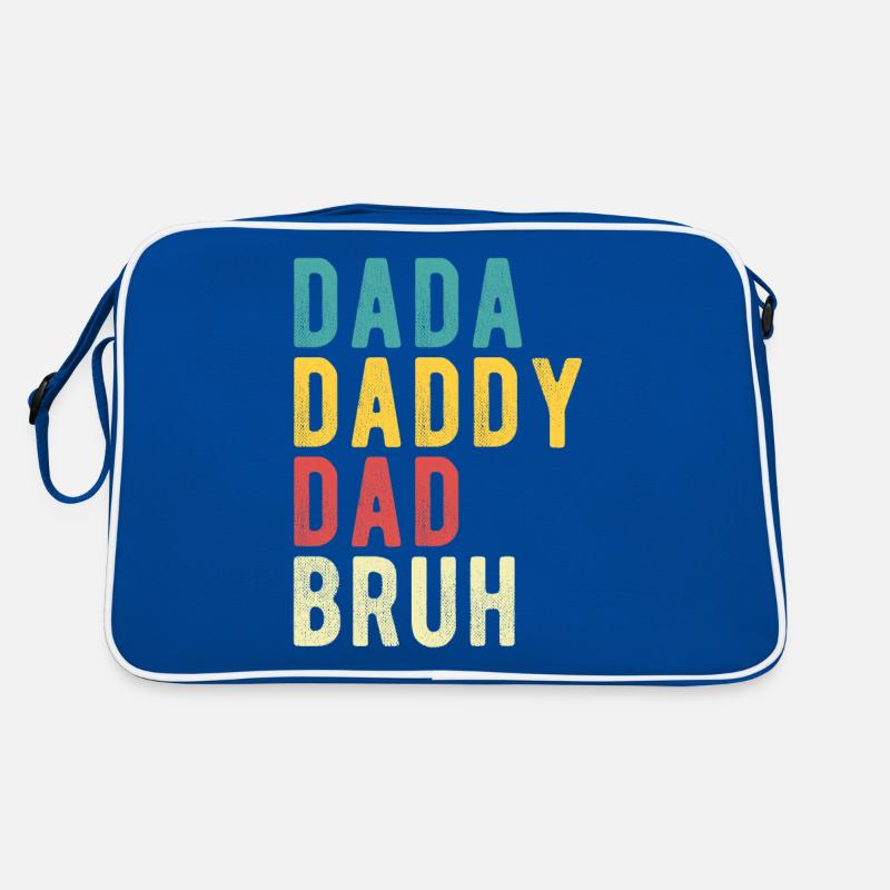 Dada Papa Papa Bruh Retro Tasche