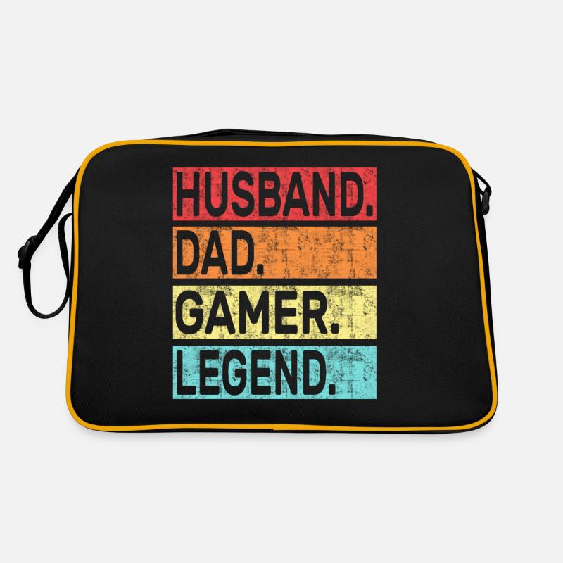 Ehemann Papa Gamer Legende Retro Tasche