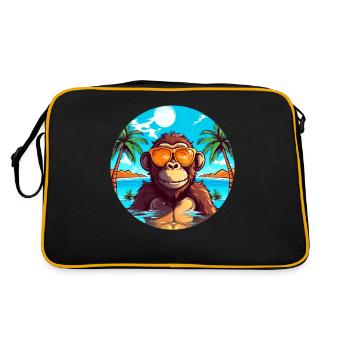 Singing Around à la plage: un cadeau d’été unique - Sac Retro - noir/or - Dos