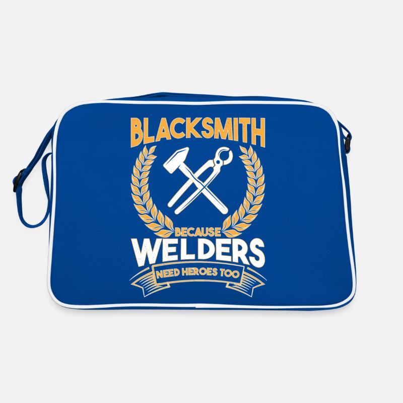 Blacksmith Because Welders Need Heroes Too Retro Bag