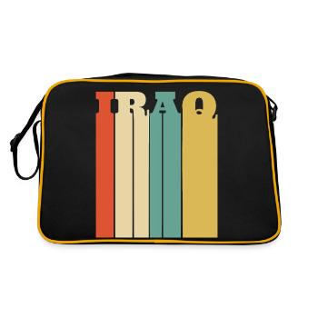 Iraq - Retro Bag - black/gold - Back