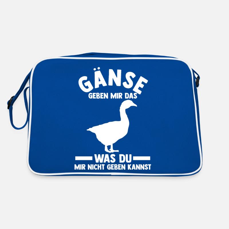 Gans Gänse Retro Tasche