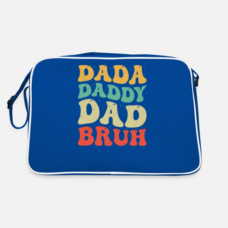 Dada Daddy Dad Bruh Groovy Vatertag Männer Geschenk Retro Tasche