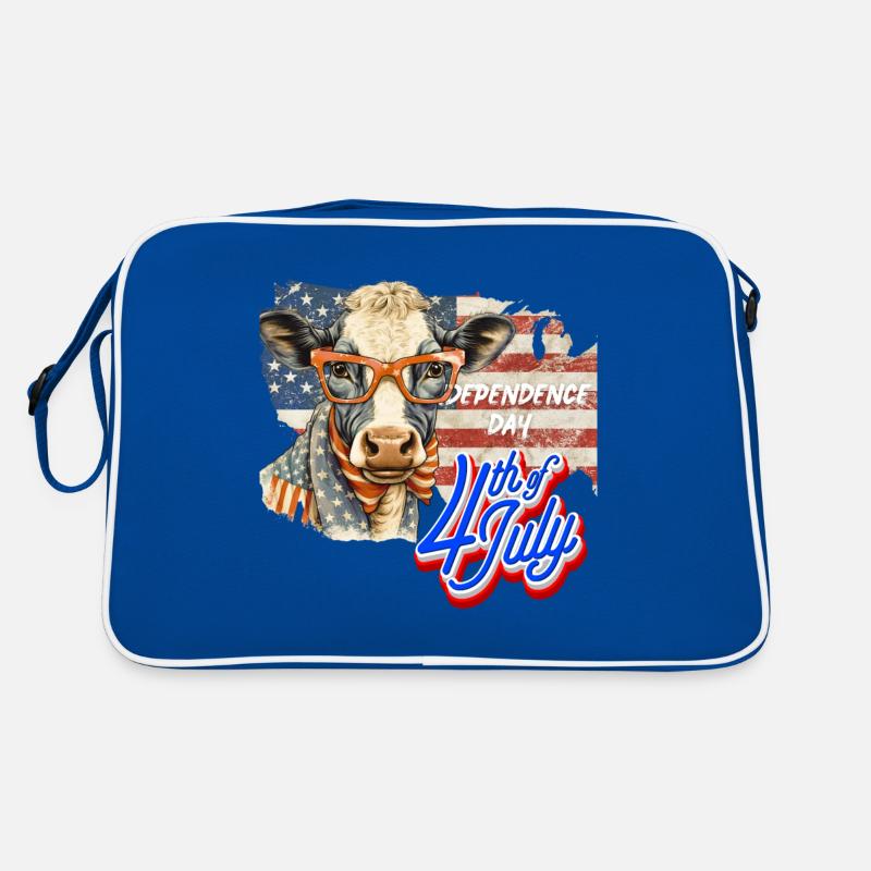 4. Juli - US-Unabhängigkeitstag Retro Tasche